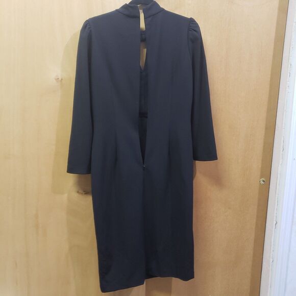 Calvin Klein Women's Keyhole Mock-Neck Sheath Dress Black Size 6 Great condition - Picture 2 of 8